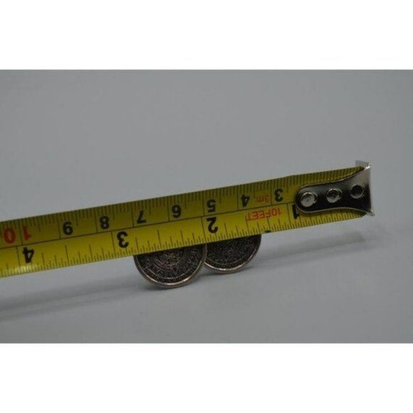 Mayan Calendar Silver  Cufflinks - Picture 10 of 10